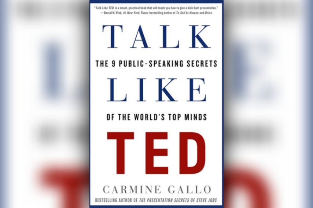 "Talk Like TED" by Carmine Gallo, Top Book for Improving Your Speaking Skills
